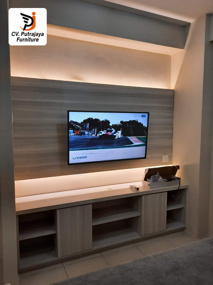 jasa pembuatan backdrop tv 4